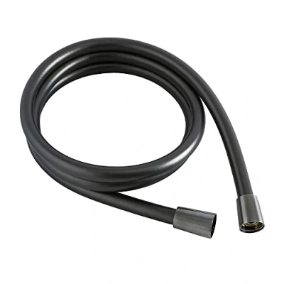Image of Milano Orno Modern 1.75m Smooth Shower Hose Gunmetal Grey