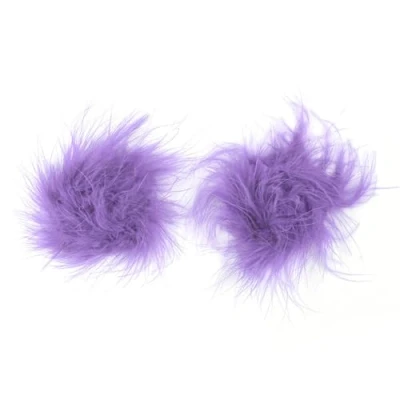 Image of Nipple Pasties Covers With Feathered Lingerie Sticky Bra Reusable Halloween Christmas Breast Stickers Petals For Women