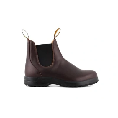 Image of Blundstone 2057 Brown Chelsea Leather Unisex Classic Terrain Boots