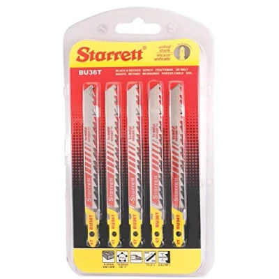 Image of Starrett Jigsaw Blades Set 2 Pack Dual Cut Blade for Wood Cutting BU3DC