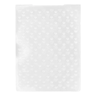 Image of Heart Background Embossing Folders for Papers Photo Album Making Card Supplies DIY Plastic Scrapbooking Cutting Die Dies