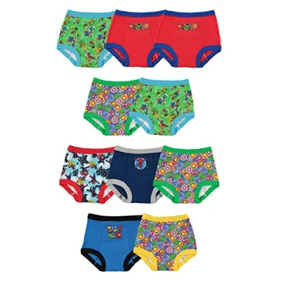 Image of Marvel Boys Potty Training Pants, Success Chart &amp; Stickers with Spiderman, Iron Man, Hulk More Sizes 18m 4t Baby and Toddler Underwear, 10 Pack Superhero Friends, 18 Months (Pack of 10)