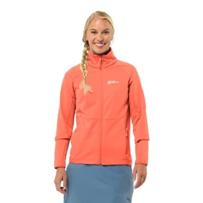 Image of Jack Wolfskin Women&#039;s Alpgrat Fz W Fleece Jacket, Digital Orange, M