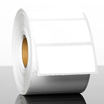 Image of Megalabels Zebra 10,000 ( 10 Rolls ) Direct Thermal Labels 50mm x 25mm Permanent for GK420D