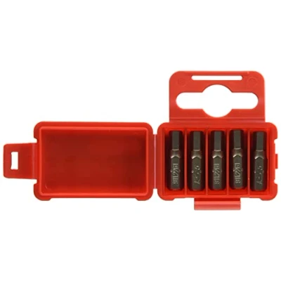 Image of &#039;1/4 Inch Hex Bit 5 mm, 25 S2 Pack of 5)