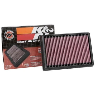 Image of K&amp;N Engine Air Filter: High Performance, Premium, Washable, Replacement Compatible with 2018 2020 FORD (C Max II, Grand C Max, Tourneo Connect, Transit Connect), 33 3138