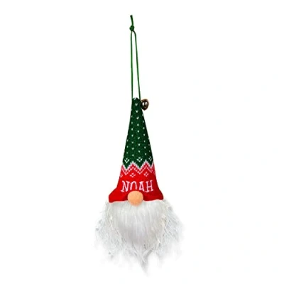 Image of History &amp; Heraldry Light Up Gonk Pre personalised Christmas Hanging Decoration Noah 00269860642