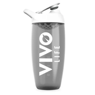 Image of Vivo life Protein Shaker Water Bottle, 550ml, Sports Durable Ecozen, BPA Free, Leak Proof, for Gym, Cycling, Office Easy Clean Reusable Drinks Bottle