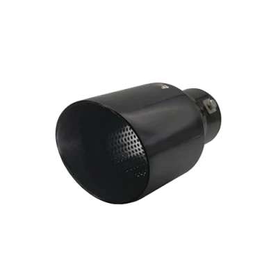 Image of SIMONI RACING TRX/106N Universal Exhaust Muffler, Stainless Steel Black