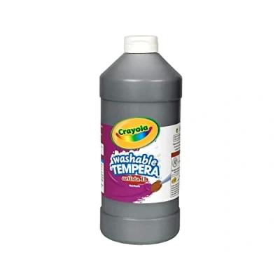 Image of Artista II Washable Tempera Paint, Black, 32 oz