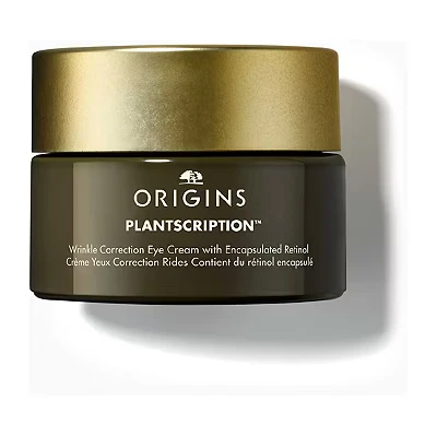 Image of Origins Plantscription Wrinkle Correction Eye Cream with Encapsulated Retinol 15ml