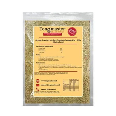 Image of Orange, Cranberry &amp; Port Complete Sausage Mix 500g (Gluten Free)