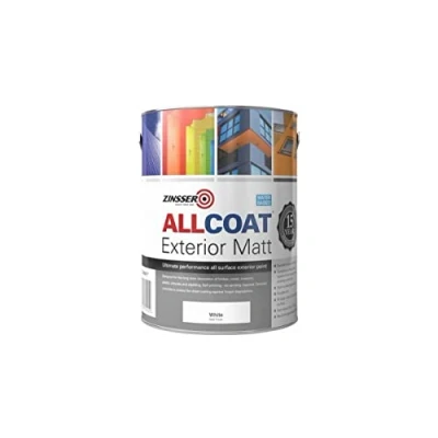 Image of Zinsser Allcoat Exterior WB (Matt Finish) 5lt White