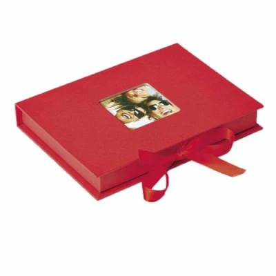 Image of walther Design Storage Boxes Red with Cover Cut Out, Fun FB 112 R