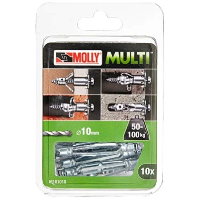 Image of Molly Multi Metal Fixing, 10 x 60 mm Pack of