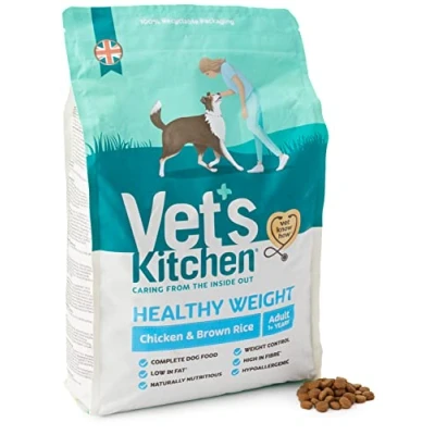 Image of Vet&#039;s Kitchen Dry Dog Food Adult Chicken &amp; Brown Rice Healthy Weight 3kg