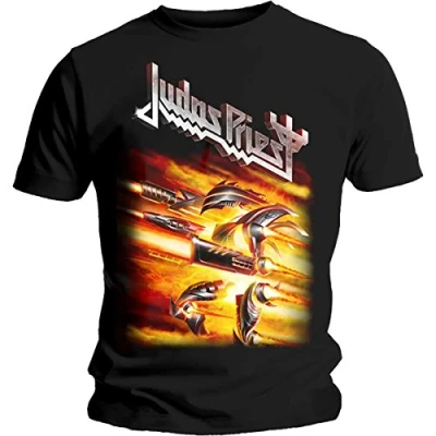 Image of Judas Priest Firepower Official Tee T Shirt Mens Unisex (X Large) Black