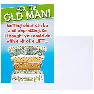 Image of Face Ache, Birthday Card Dad, Dad Card, Funny