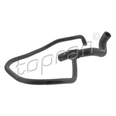 Image of 90511846, 90570029 Radiator Hose TOPRAN 206 705 Radiator, Lower Rubber with fabric lining VAUXHALL: Corsa Mk1, OPEL: B Hatchback