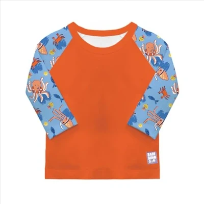 Image of Bambino Mio Baby Swim Rash Top, Wave Patrol, 6 12 Months