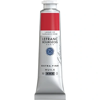 Image of Lefranc Bourgeois, oil based paint, Rose Madder Hue, 40ml