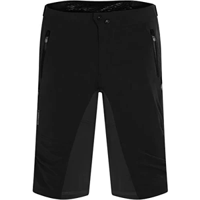 Image of Madison Zenith DWR Mens 4 Season MTB Short Black, XL/Leg Wear Bottom Lower Body Waist Pant Trouser Baggy Loose Mountain Bike Ride Dirt Jump Trail Enduro Sport Water Resistant Rain Repellent