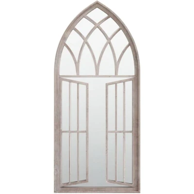 Image of vidaXL Mirror Sand 100x45 cm Iron for Indoor Use