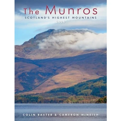 Image of 2026 Scotland Calendar Munros, The Hanging Wall Month to View Wiro Bound