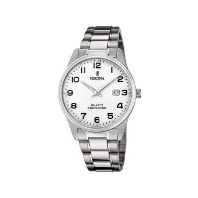 Image of Festina Mens Analogue Quartz Watch with Leather Strap F20446/1