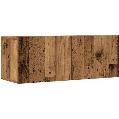 Image of vidaXL 5 Piece TV Cabinet Set Wall mounted Old Wood Engineered