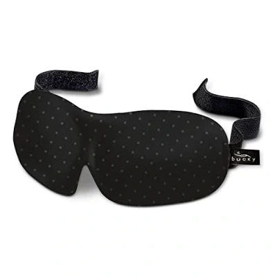 Image of Bucky 40 Blinks No Pressure Beauty &amp; Travel Eye Masks, Gray Dots