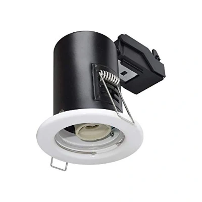 Image of VT 701 GU10 Fixed FIRE Rated Downlight Fitting IP20 WHITE