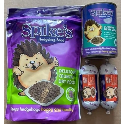 Image of Hedgehog Food Variety Pack (Crunchy Dry Food/Tin/Sausages)