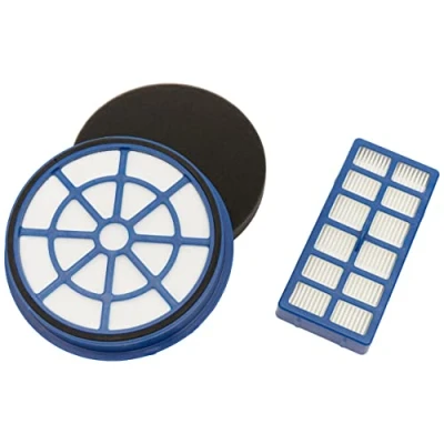 Image of Hoover U81 Pre Motor and Outlet Filter Kit, Extra Filtration, Original, Pure EPA, Compatible with Breeze Cylinder Vacuum Cleaners, Black