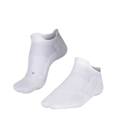 Image of FALKE Men&#039;s GO5 Invisible M IN Functional Yarn Anti Blister 1 Pair Golf Socks, White (White 2000), 9.5 10.5