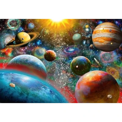 Image of Ravensburger 12000686 Planetary Vision 1000 pieces jigsaw Puzzle for adults and kids age 14 years up, space fans