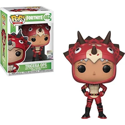 Image of Funko POP! Games: Fortnite Tricera Ops Collectable Vinyl Figure Gift Idea Official Merchandise Toys for Kids &amp; Adults Video Games Fans Model Collectors and Display
