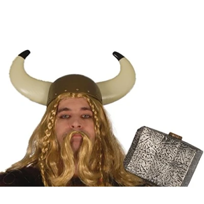 Image of FIESTAS GUIRCA Viking Helmet Hats, Helmets &amp; Headbands