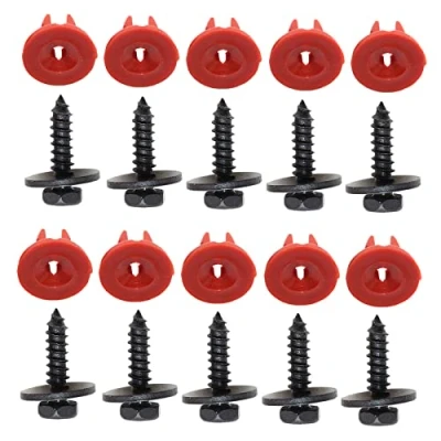 Image of 20x Bottom Shield Fasteners Engine Undertray Cover Clips Compatible with Ford Focus