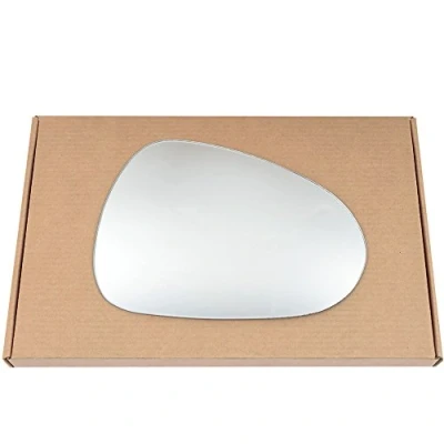 Image of Less4spares Wing Mirror Glass Right Compatible with Seat Leon mk2 2009 2012 STICK ON Driver Off Side Convex