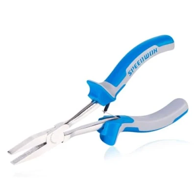 Image of SPEEDWOX Long Reach Flat Nose Pliers 6 Inches Precision Duck Bill Fine for Hard to Narrow Spaces Smooth Jaws High Leverage Reduce Efforts Non Slip Handles Small Plier Thin Professional