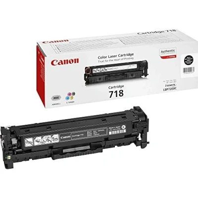 Image of Canon Original Black Laser Toner Cartridge 718 226903