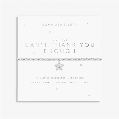 Image of Joma A Little Can&#039;t Thank You Enough Star Bracelet Silver