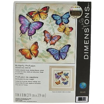 Image of Dimensions Butterfly Profusion, Fabric, Multicolored