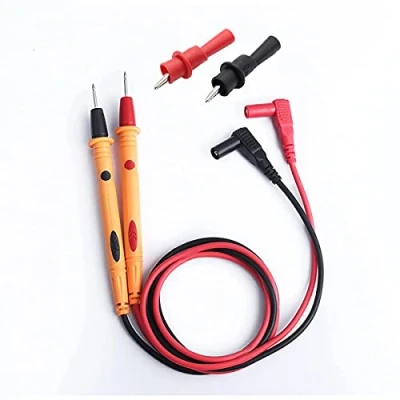 Image of 1 Pair Multimeter Test Leads 1M, CAT III 1000V / 10A with Crocodile Clips, for