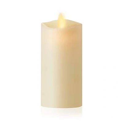 Image of Luminara Indoor Ivory Slim Pillar Candle 5.08cm x 10.8cm Flameless LED Battery Powered Candles