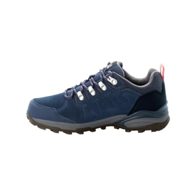 Image of Jack Wolfskin Women&#039;s Refugio Texapore Low W Walking Shoe, Dark Blue Grey, 7.5 UK