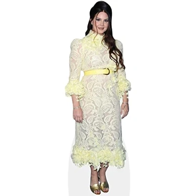 Image of Lana Del Rey (Yellow Dress) Mini Size Cutout