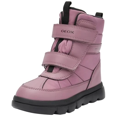 Image of Geox J Willaboom Girl B A Ankle Boot, Dk Rose, 5 UK