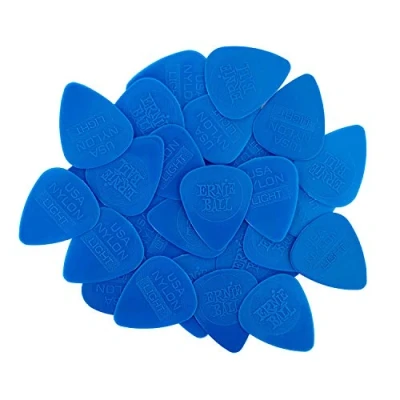 Image of Ernie Ball P09130 Thin Injection Molded Nylon Picks 0.53mm bag of 50
